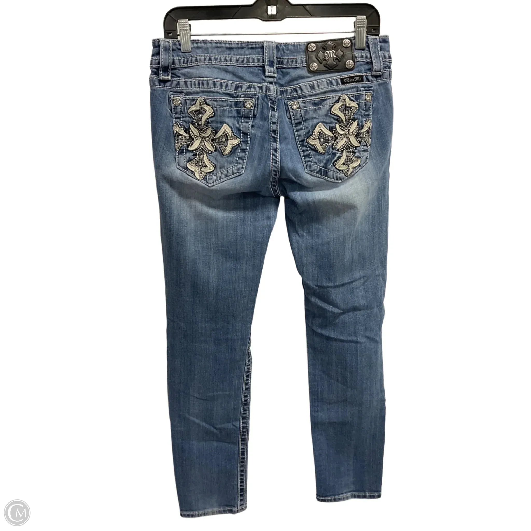 Jeans Skinny By Miss Me In Blue Denim. Size: 10
