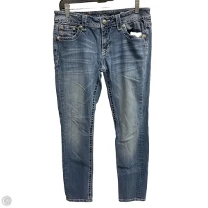 Jeans Skinny By Miss Me In Blue Denim. Size: 10