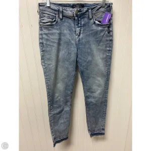 Jeans Skinny By Silver In Blue Denim. Size: 12