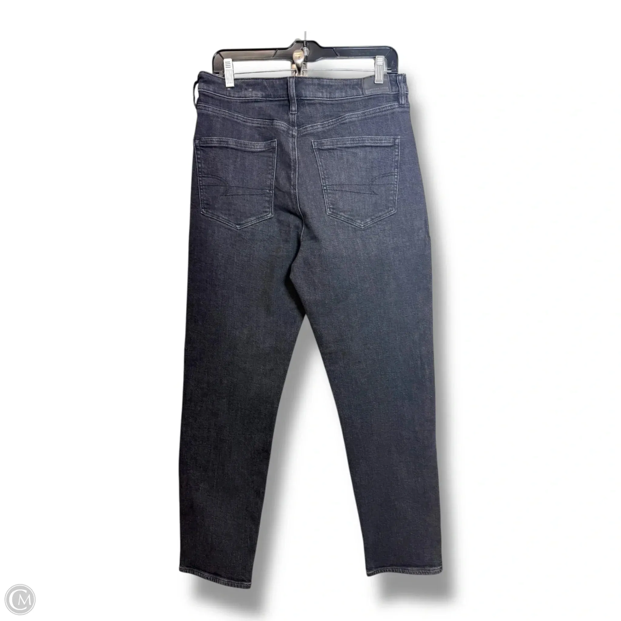 Jeans Straight By American Eagle In Black. Size: 8
