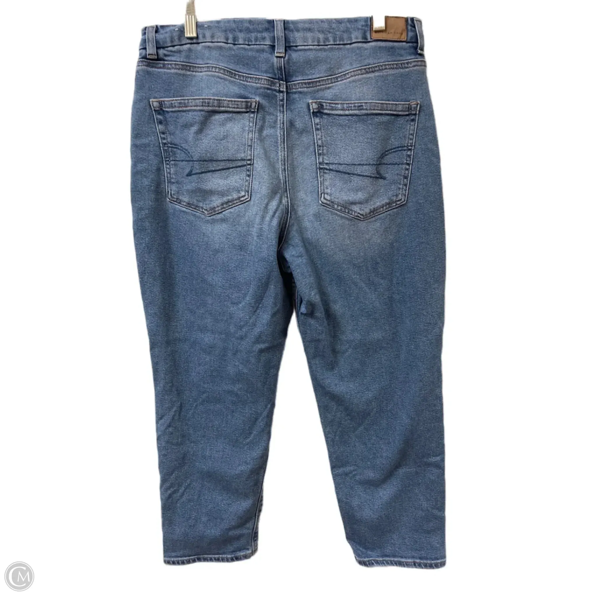 Jeans Straight By American Eagle In Blue Denim. Size: 12