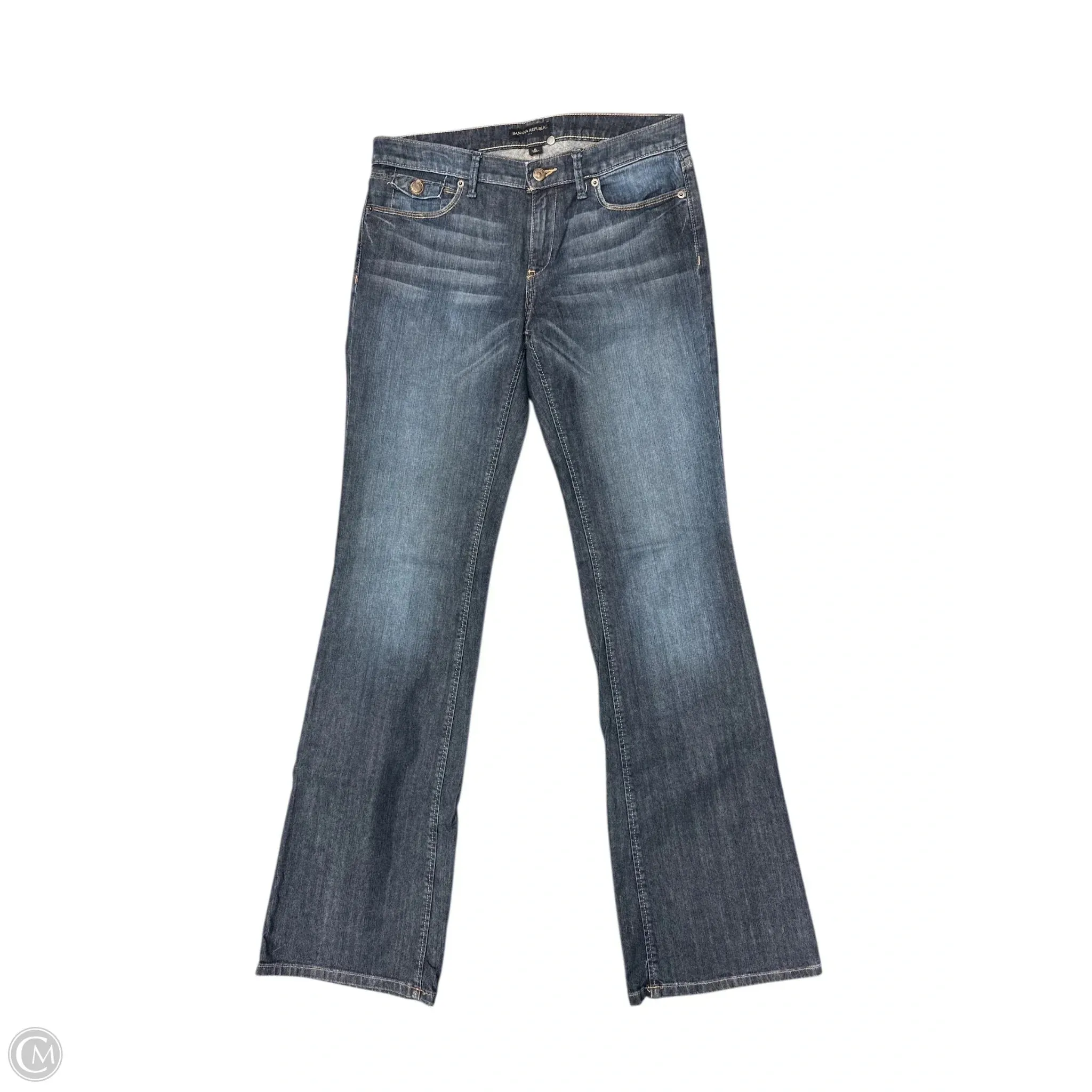 Jeans Straight By Banana Republic In Blue Denim. Size: 6