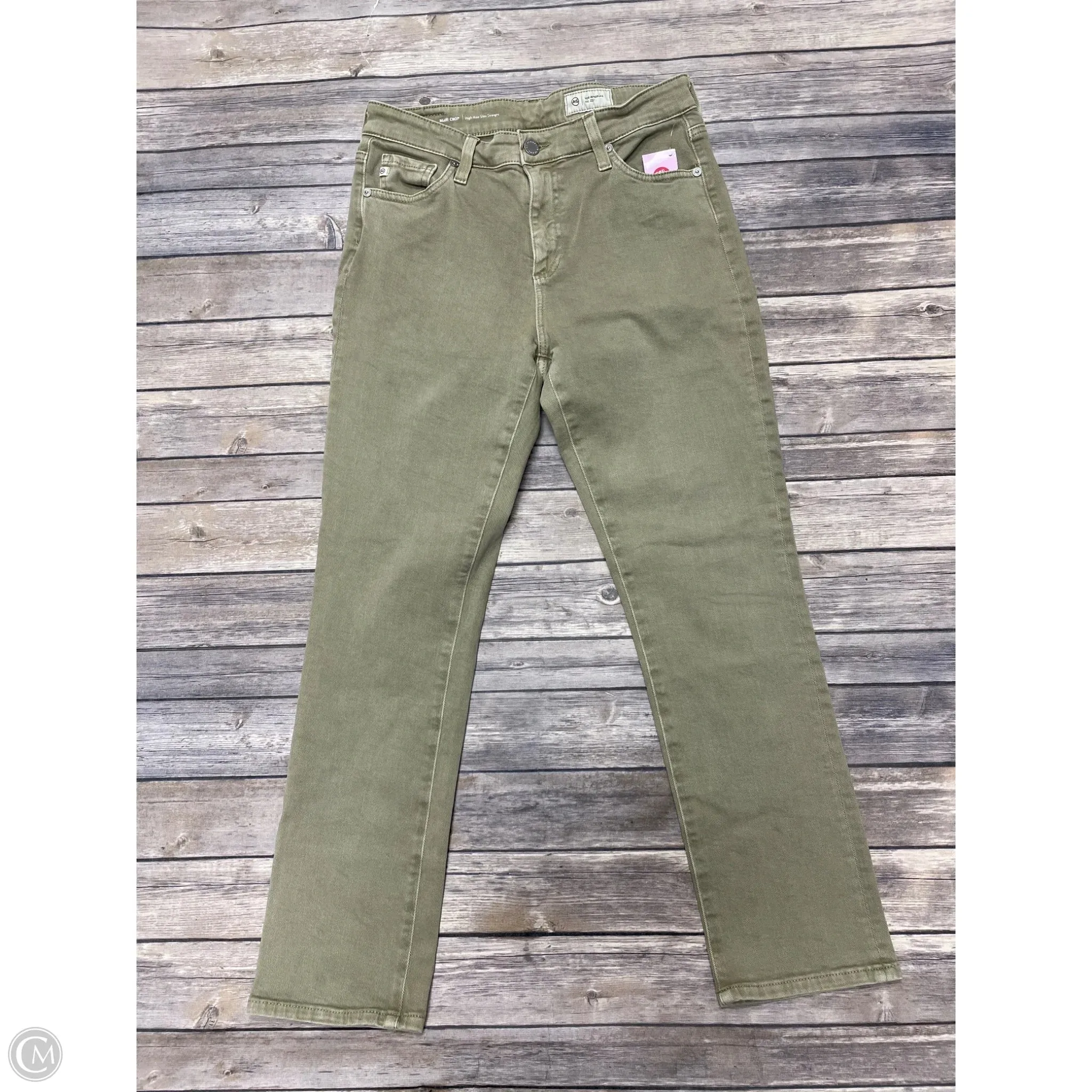 Jeans Straight By Cme In Green. Size: 6