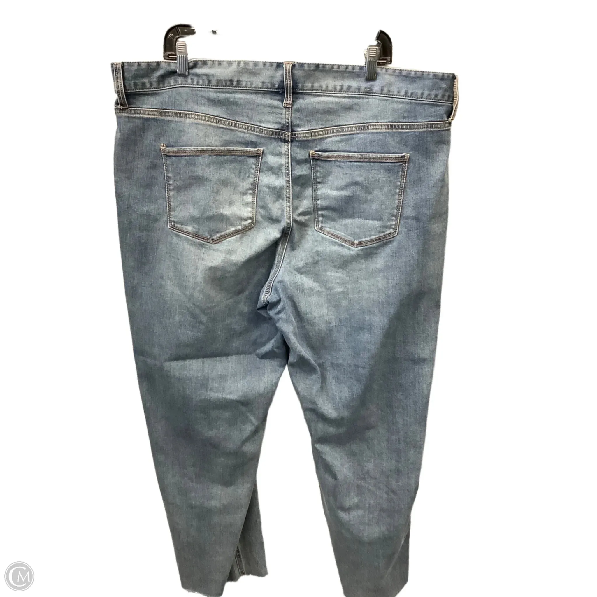 Jeans Straight By Dip In Blue Denim. Size: 20