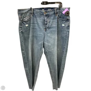 Jeans Straight By Dip In Blue Denim. Size: 20