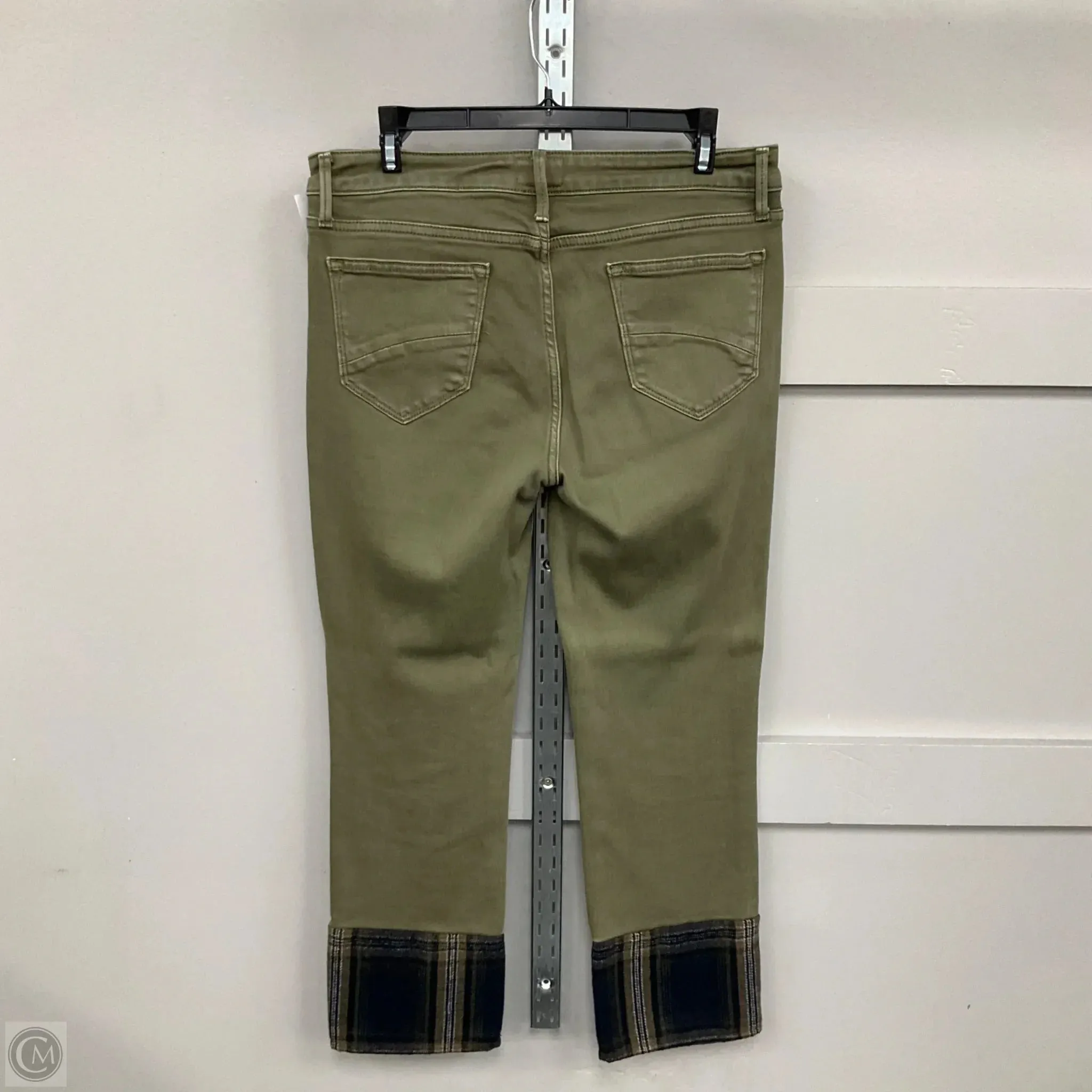 Jeans Straight By Driftwood In Green Denim. Size: 8