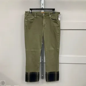 Jeans Straight By Driftwood In Green Denim. Size: 8
