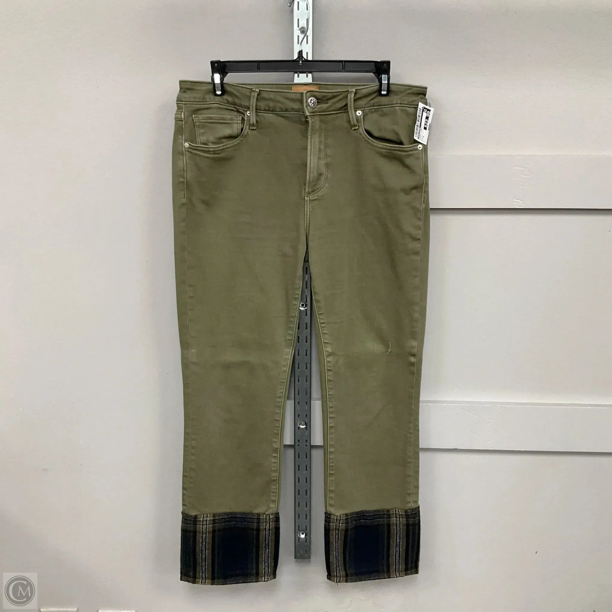 Jeans Straight By Driftwood In Green Denim. Size: 8