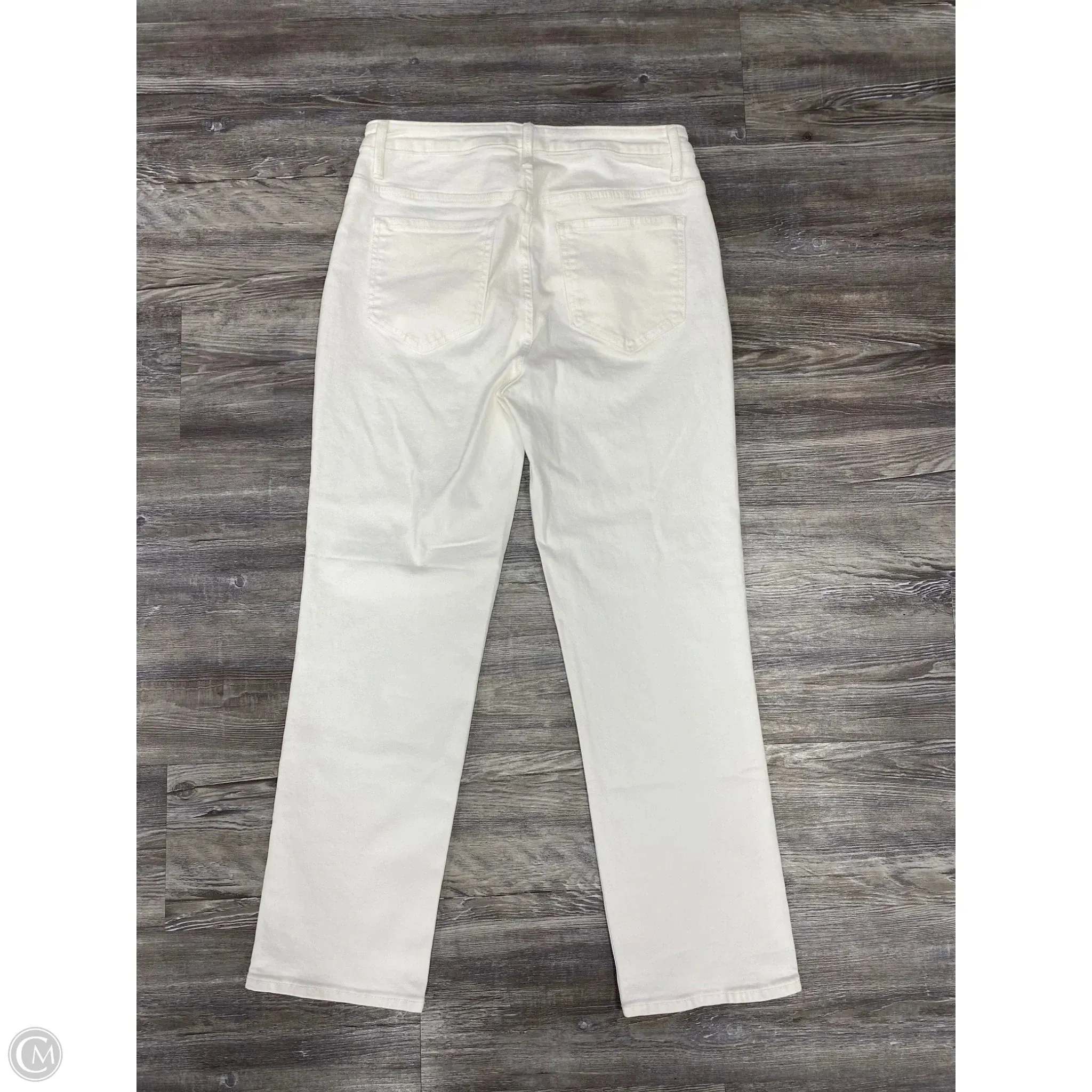 Jeans Straight By Driftwood In White Denim. Size: 8