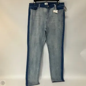 Jeans Straight By Ecru In Blue Denim. Size: 8