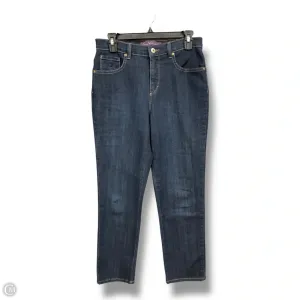 Jeans Straight By Gloria Vanderbilt In Blue Denim. Size: 6