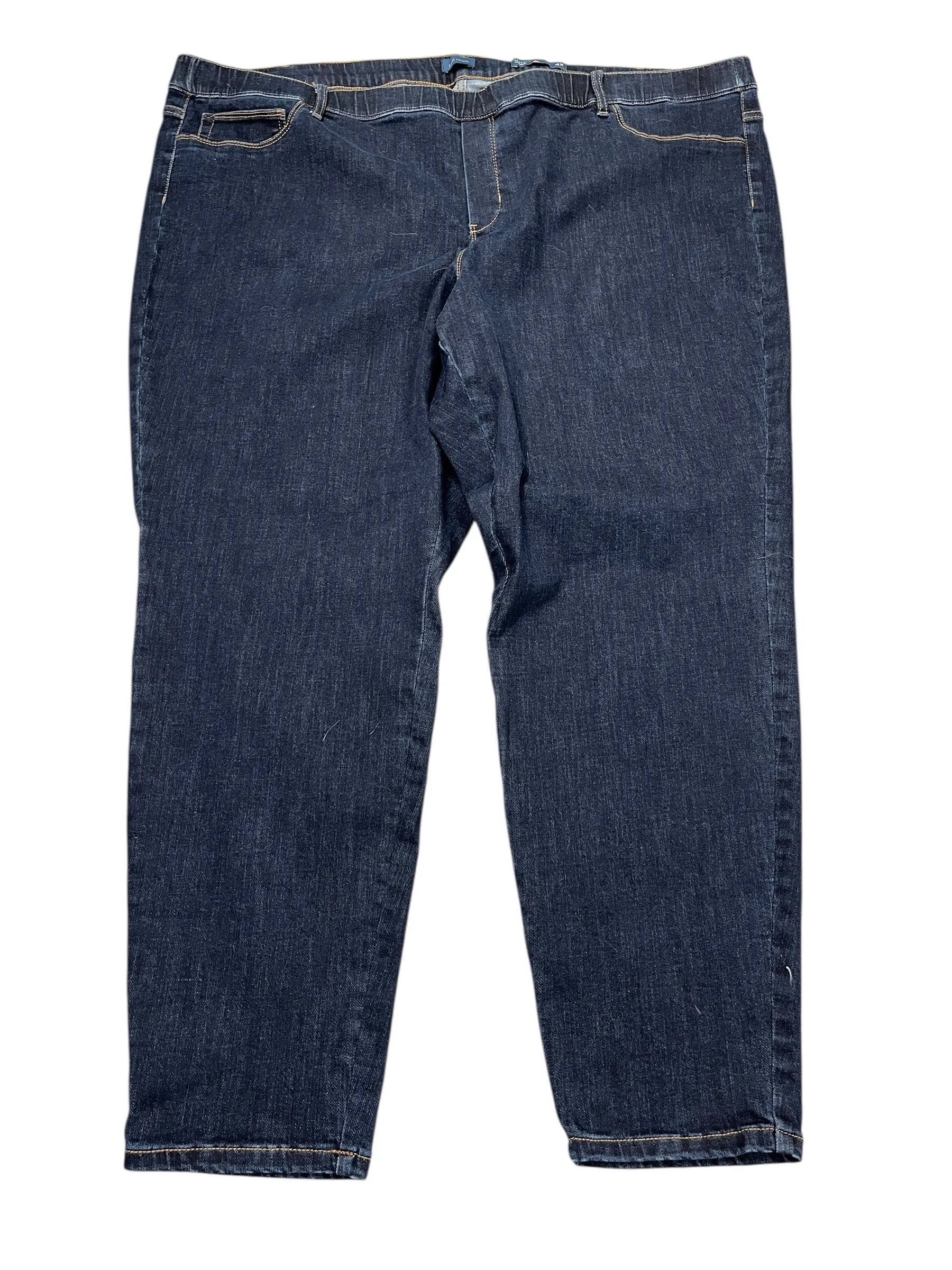 Jeans Straight By J. Jill In Blue Denim. Size:4X
