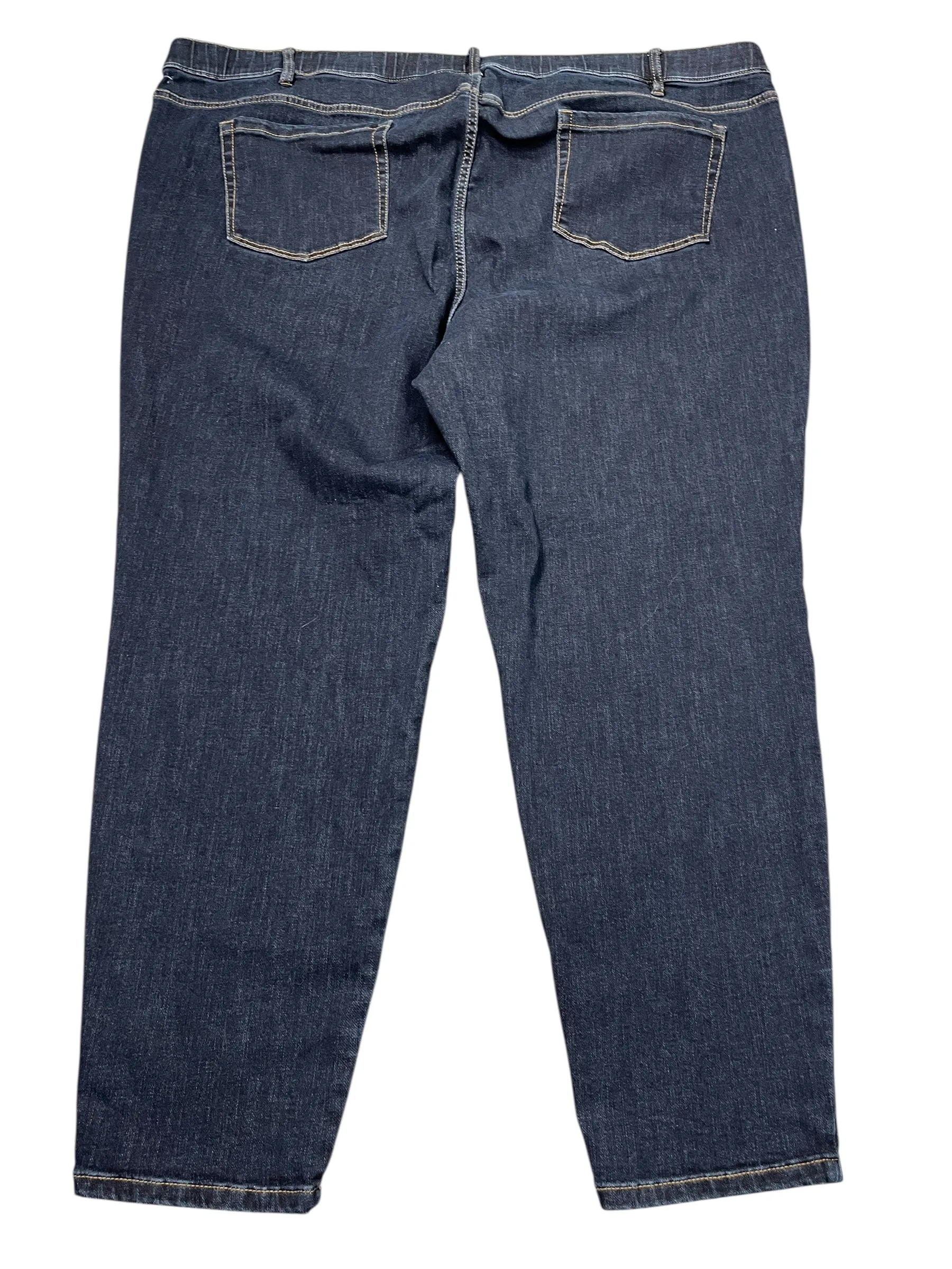 Jeans Straight By J. Jill In Blue Denim. Size:4X