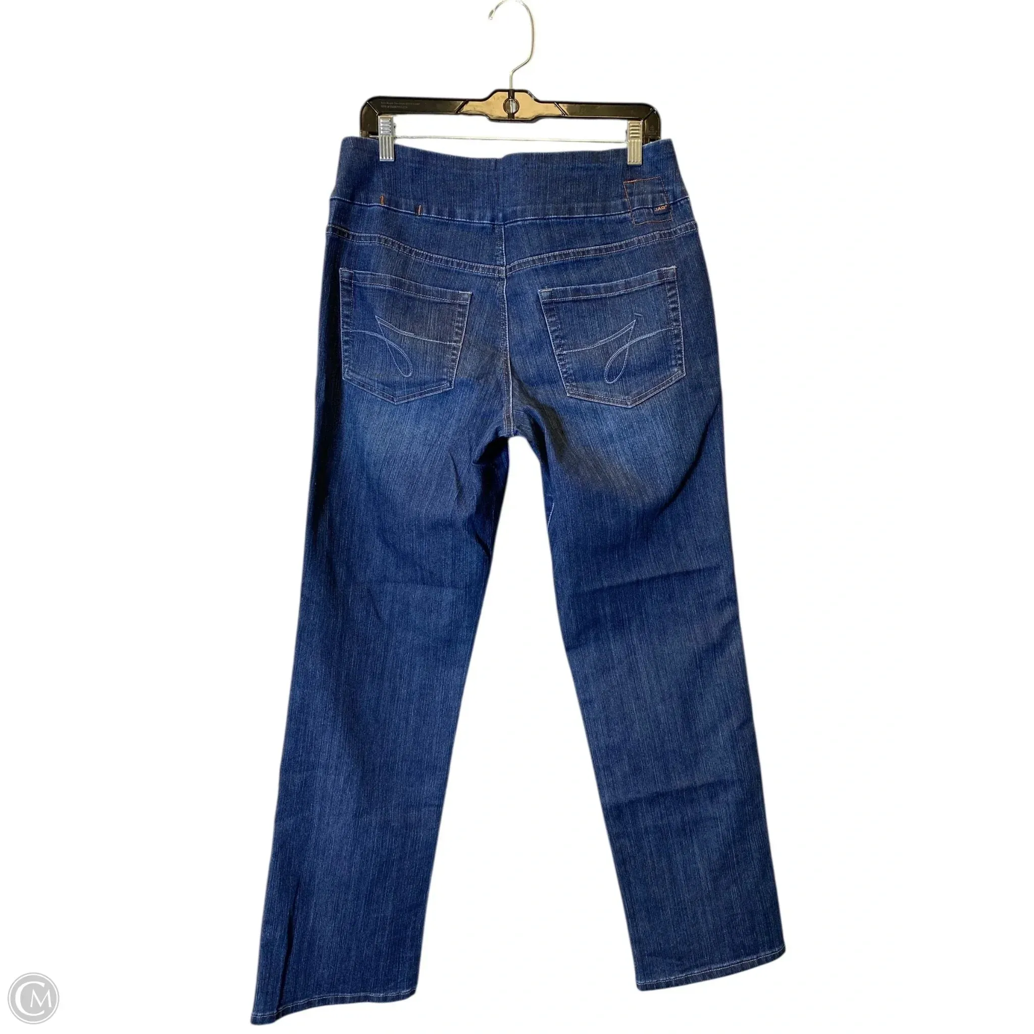 Jeans Straight By Jag In Blue Denim. Size: 14