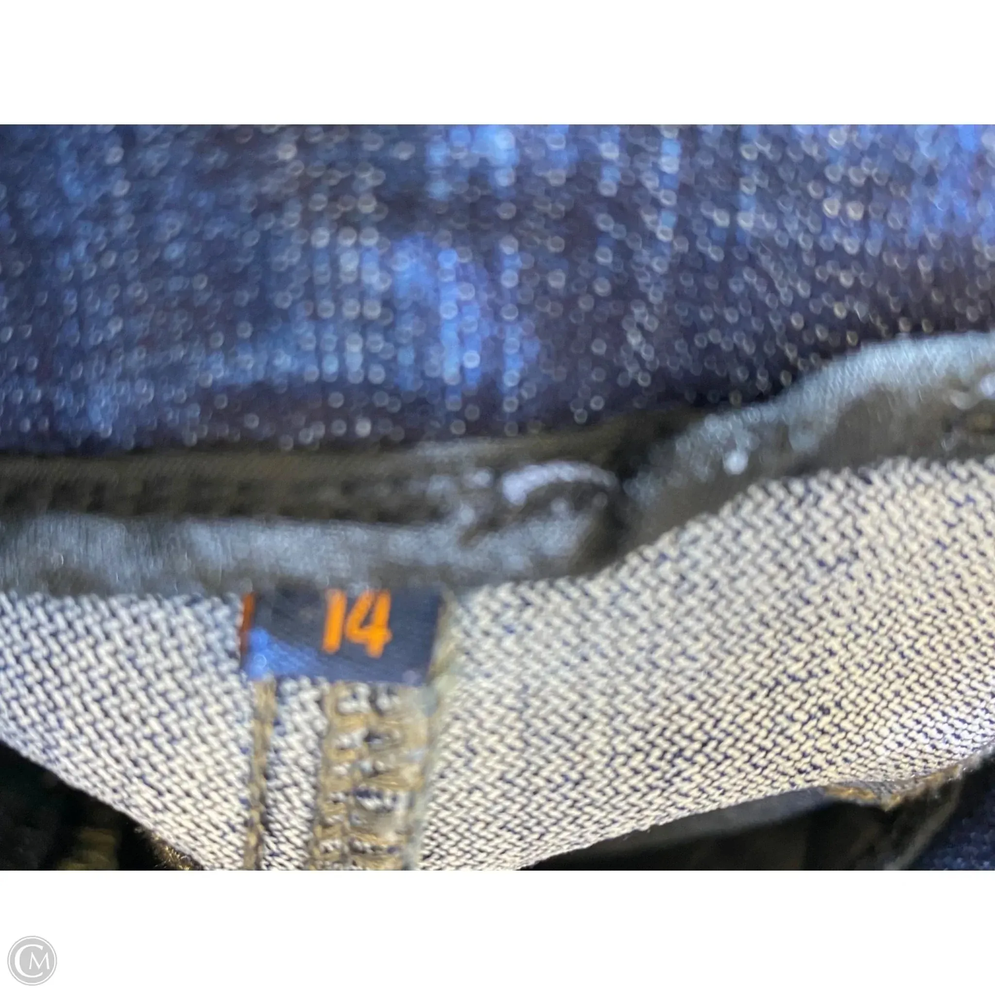 Jeans Straight By Jag In Blue Denim. Size: 14