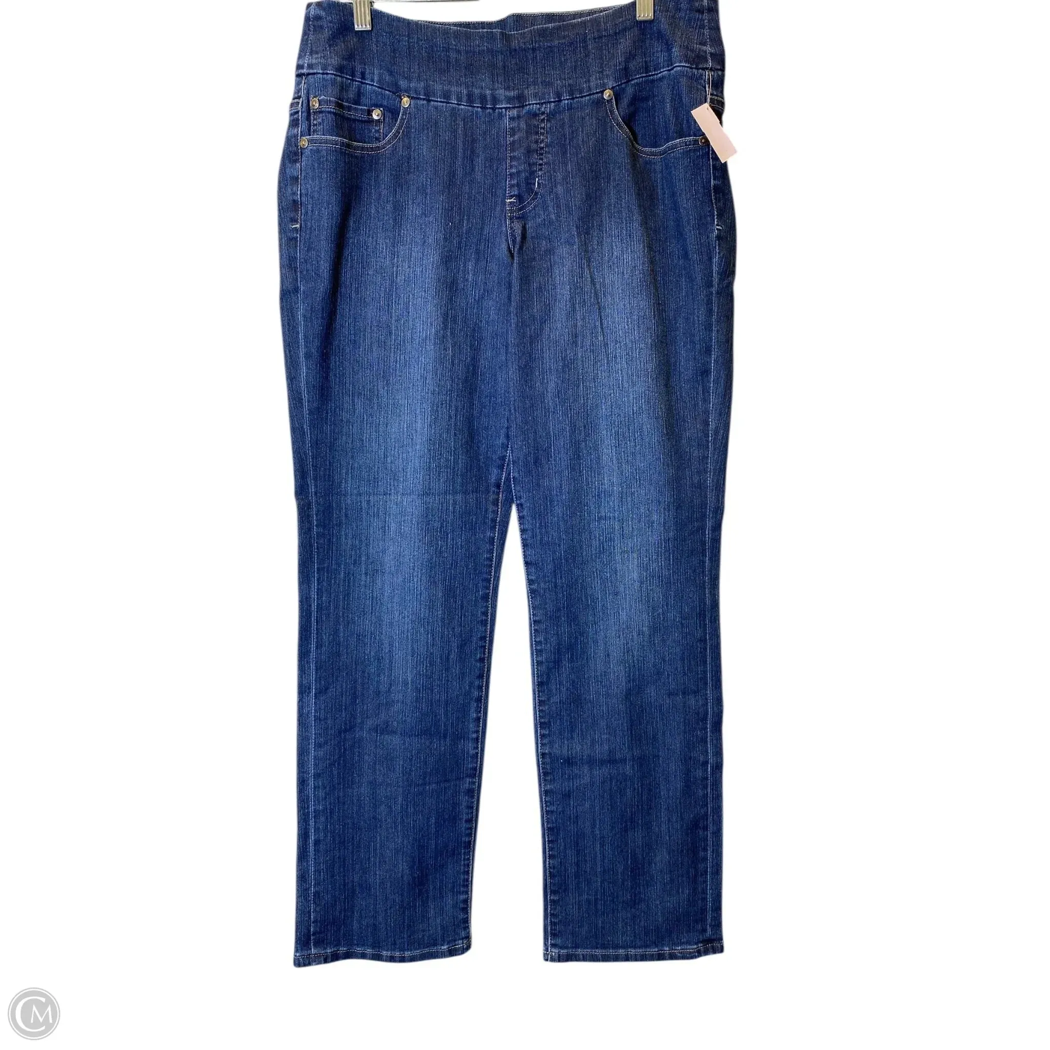 Jeans Straight By Jag In Blue Denim. Size: 14