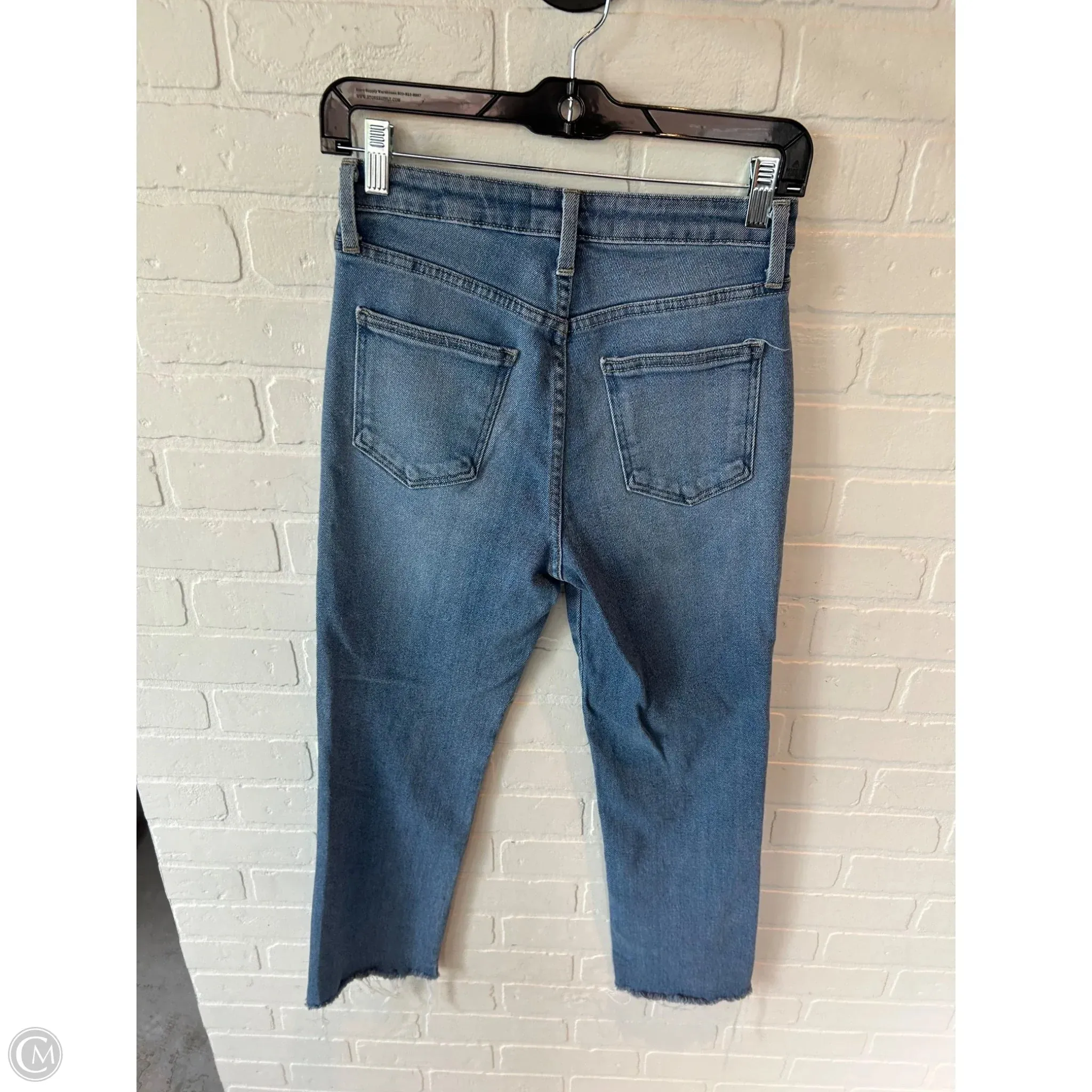Jeans Straight By Just Black In Blue Denim. Size: 4