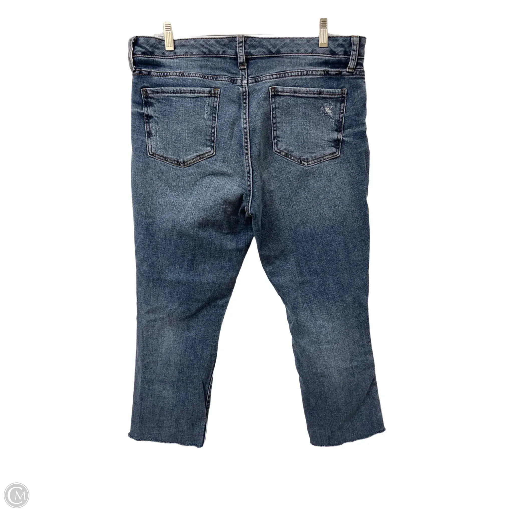 Jeans Straight By Kut In Blue Denim. Size: 12