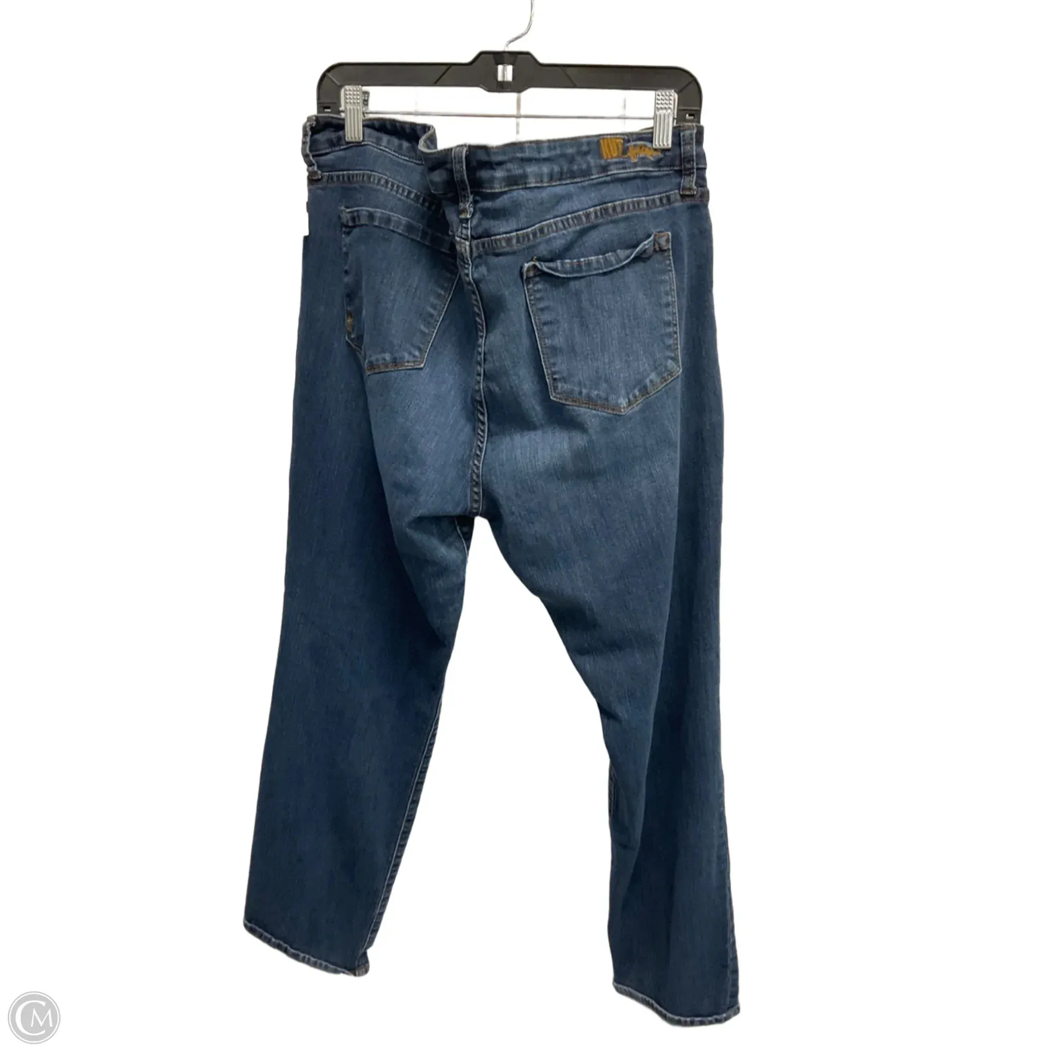 Jeans Straight By Kut In Blue Denim. Size: 16