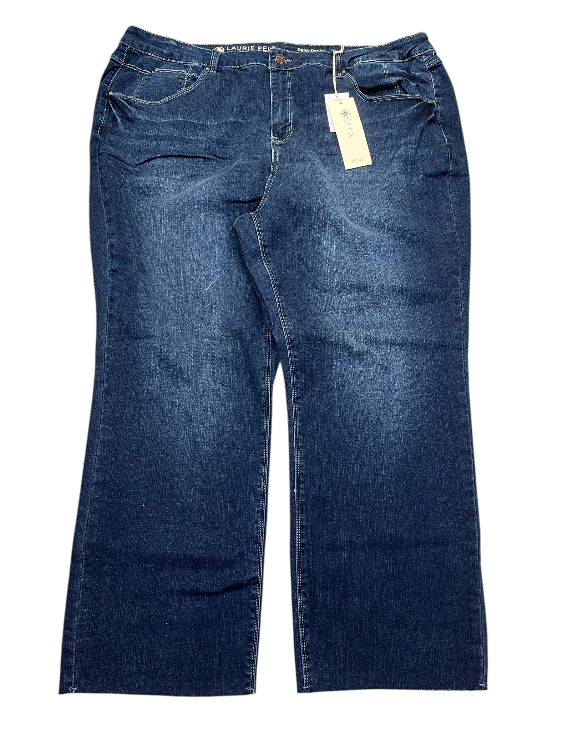 Jeans Straight By Laurie Felt In Blue Denim. Size:26