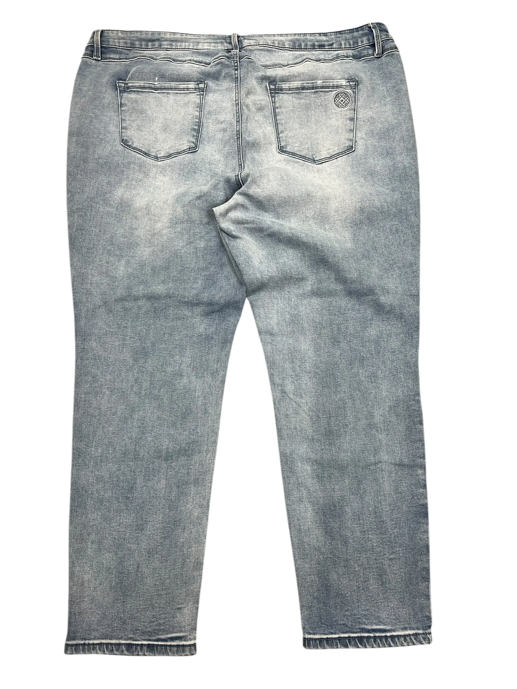 Jeans Straight By Laurie Felt In Blue Denim. Size:26