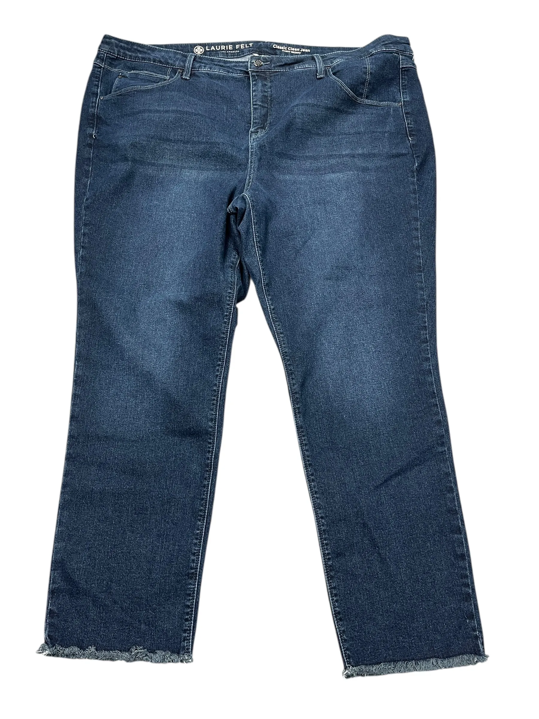 Jeans Straight By Laurie Felt In Blue Denim. Size:26