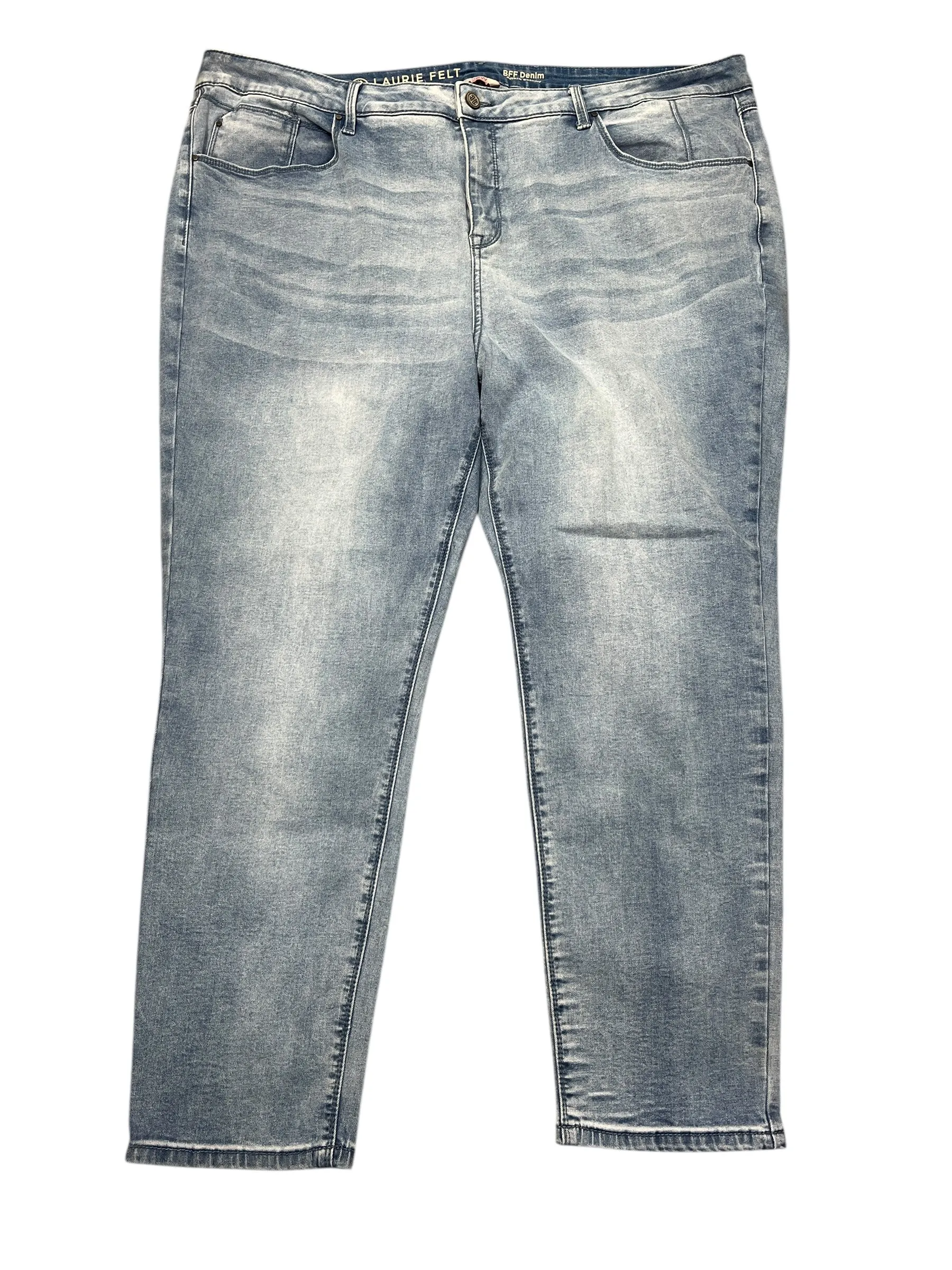Jeans Straight By Laurie Felt In Blue Denim. Size:26