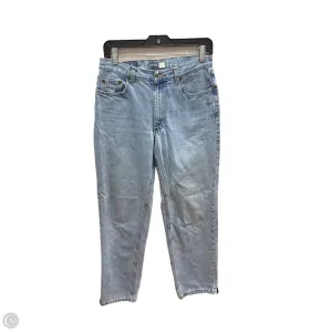 Jeans Straight By Liz Claiborne In Blue Denim. Size: 8