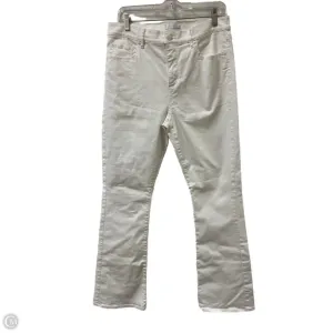 Jeans Straight By Loft In White. Size: 10