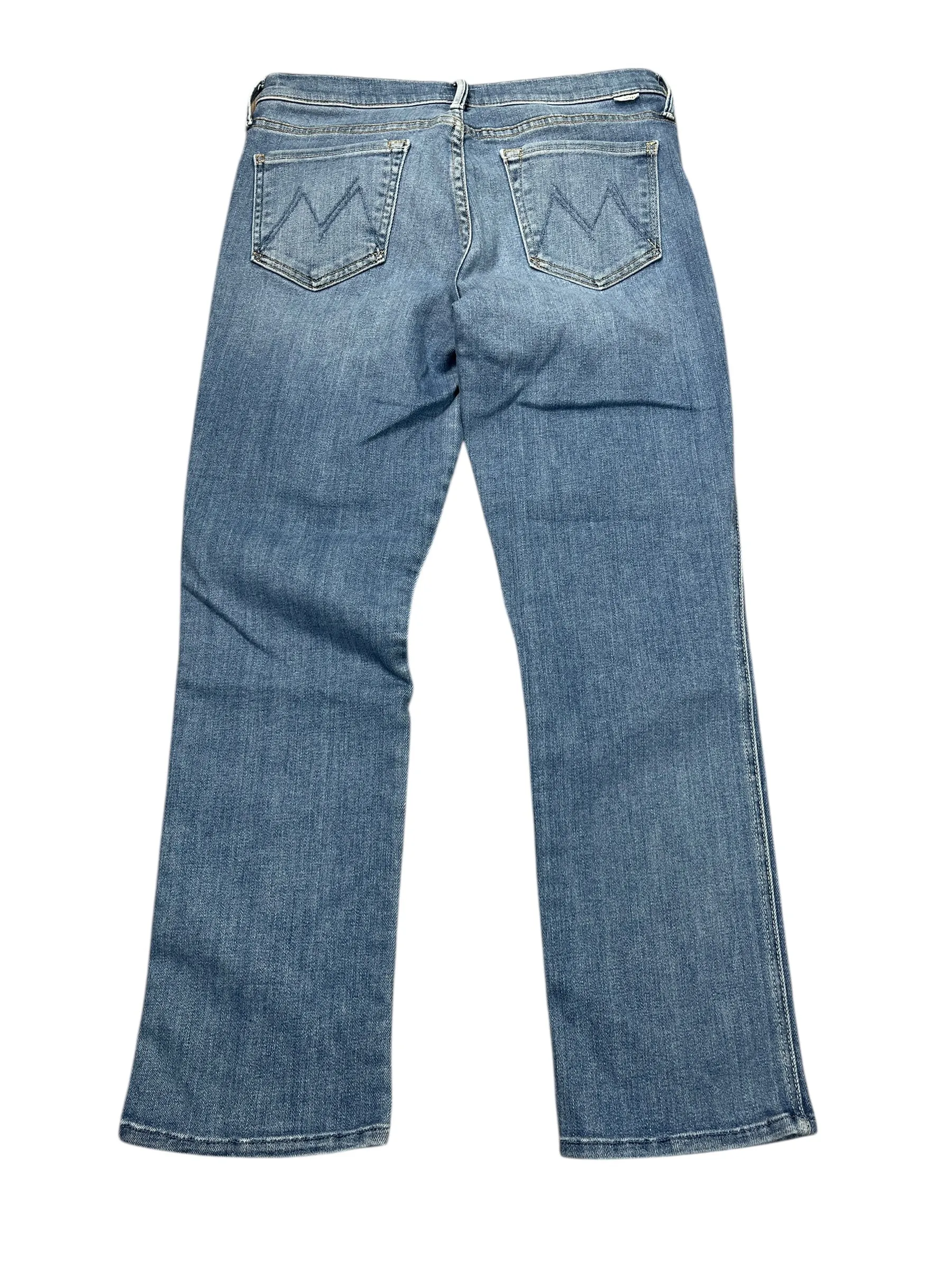 Jeans Straight By Mother In Blue Denim. Size:8