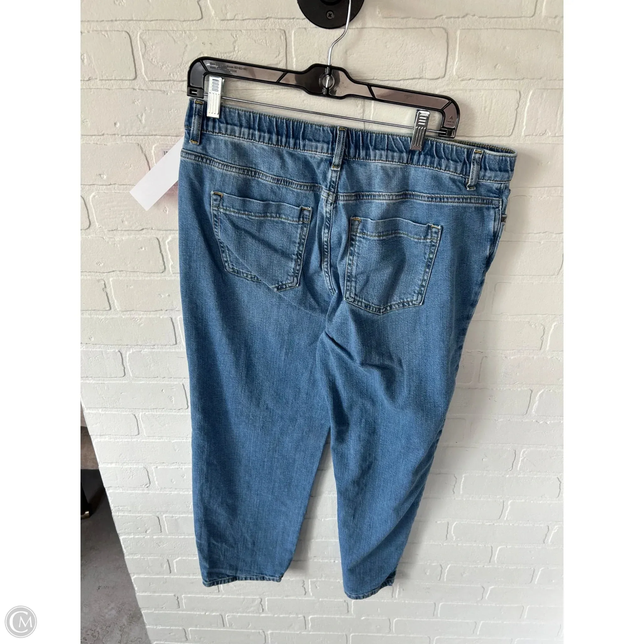 Jeans Straight By Pure Jill In Blue Denim. Size: 10