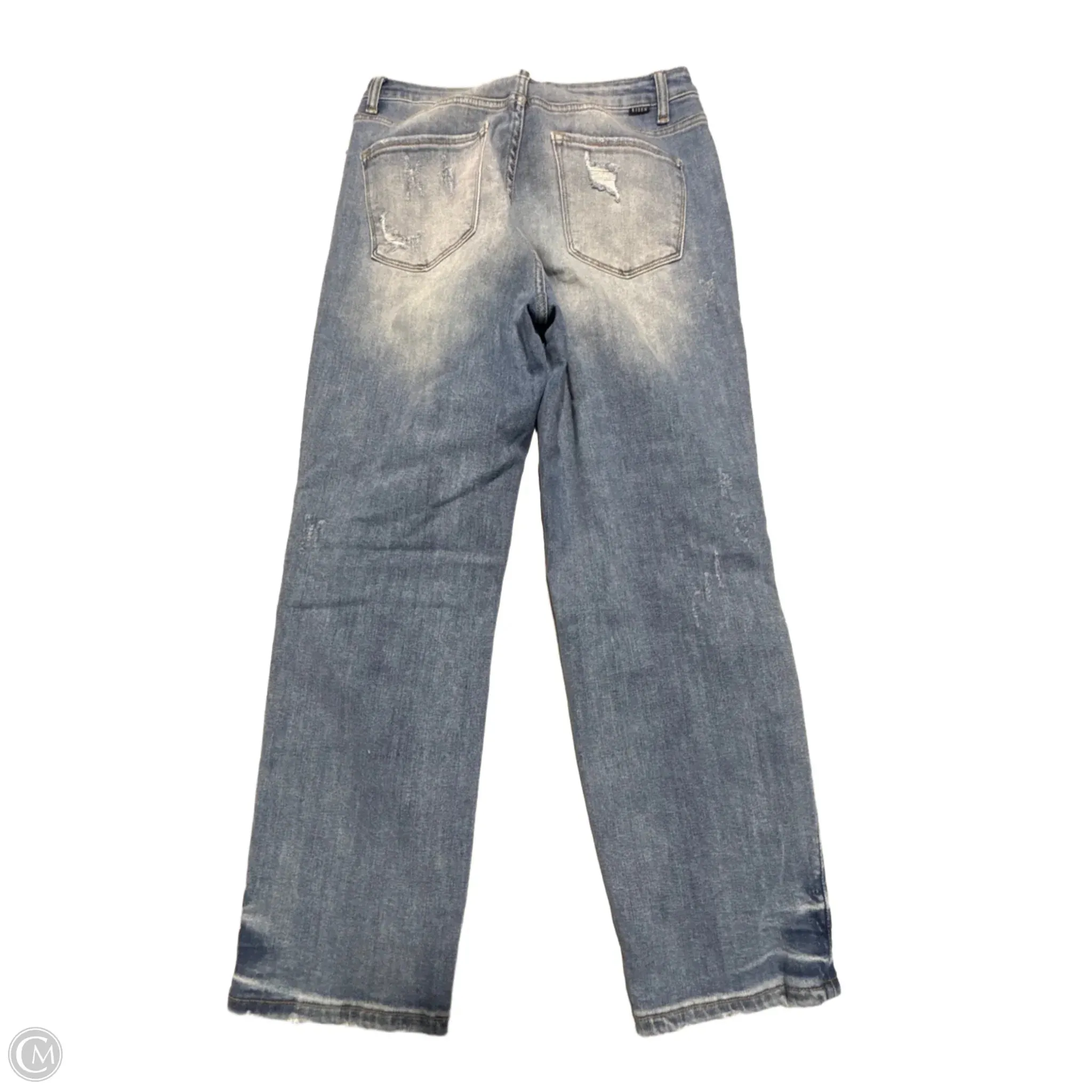 Jeans Straight By Risen In Blue Denim. Size: 12