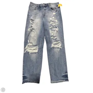Jeans Straight By Risen In Blue Denim. Size: 12