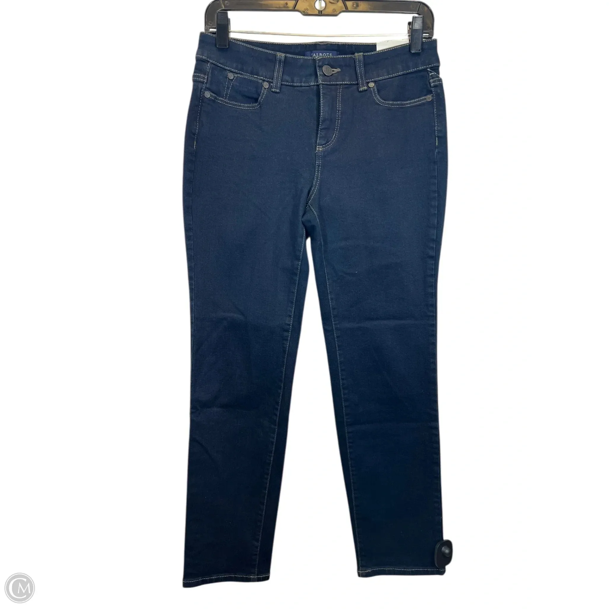 Jeans Straight By Talbots In Blue Denim. Size: 2p