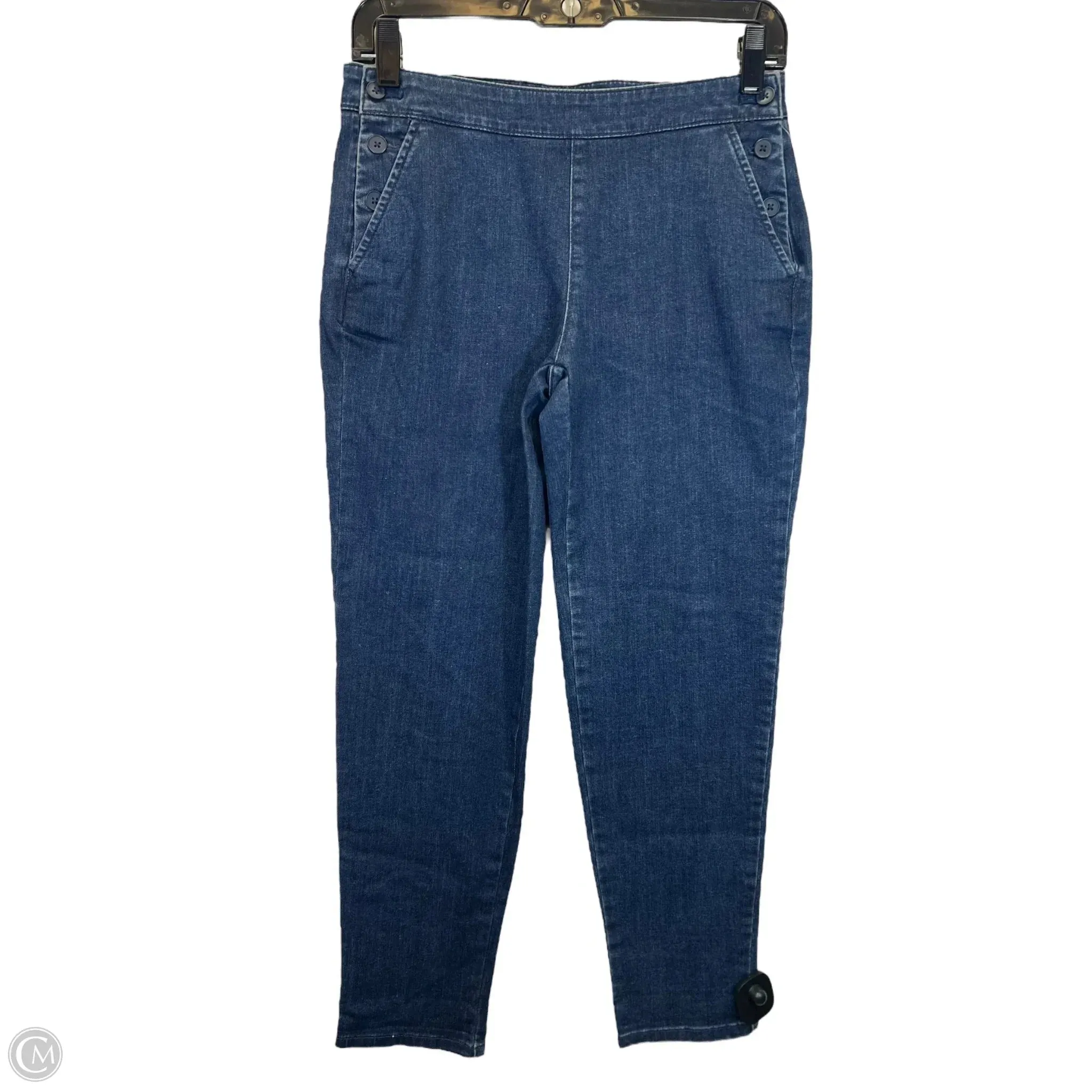 Jeans Straight By Talbots In Blue Denim. Size: 2p