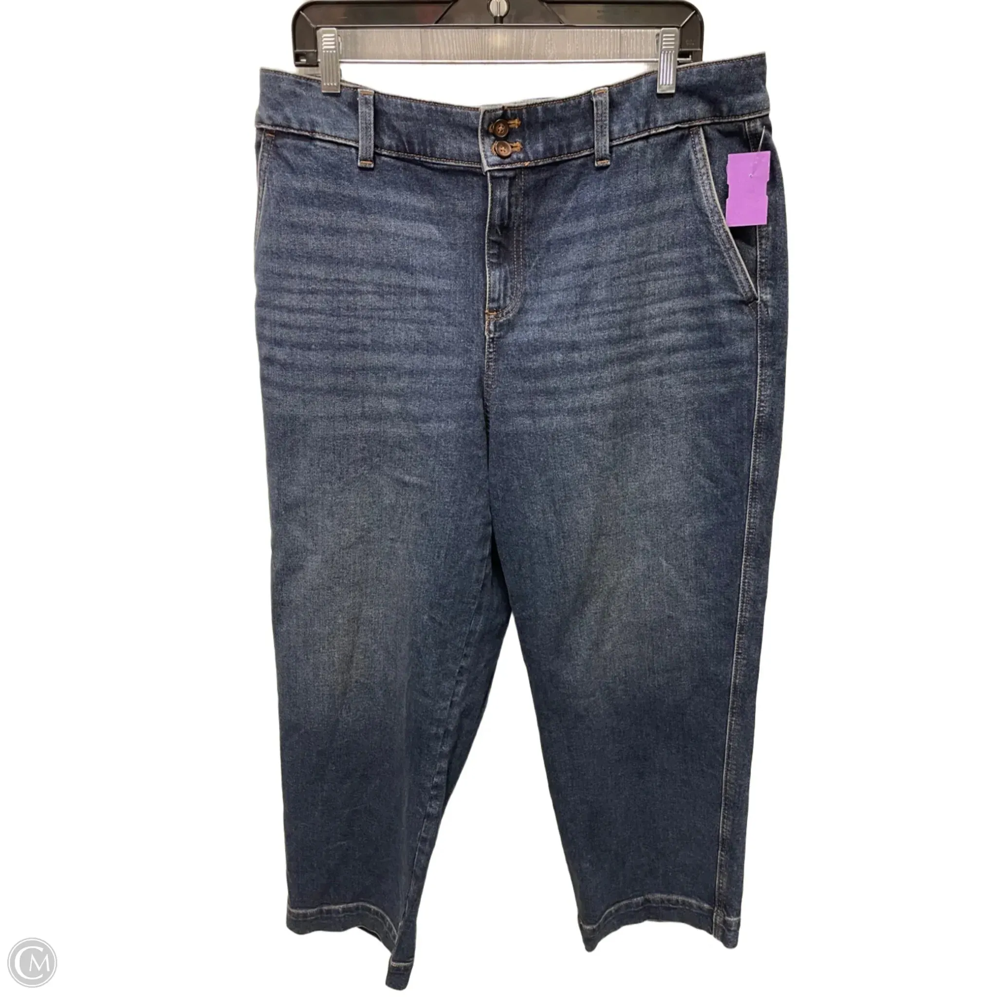 Jeans Straight By Talbots In Blue. Size: 14
