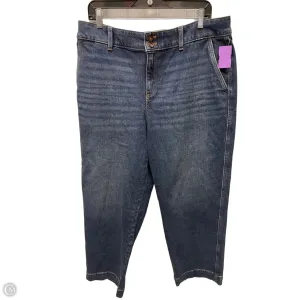Jeans Straight By Talbots In Blue. Size: 14