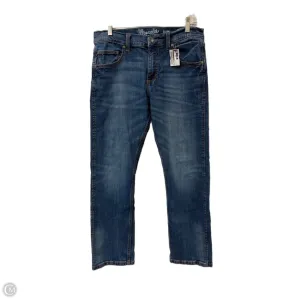 Jeans Straight By Wrangler In Blue Denim. Size: 10