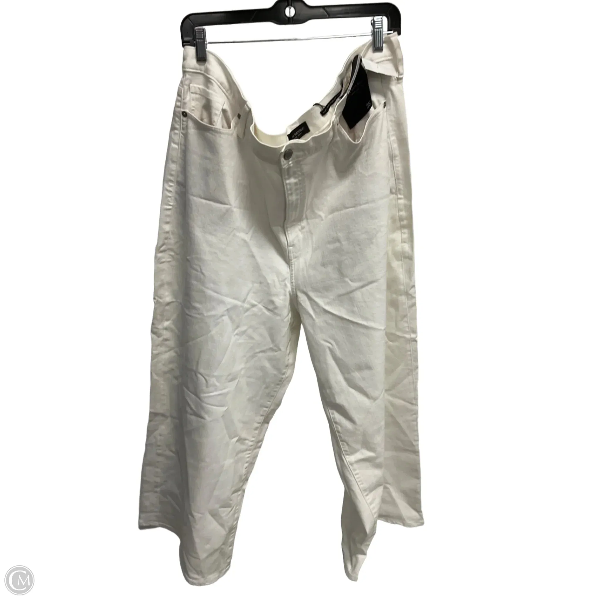 Jeans Wide Leg By Banana Republic In White. Size: 20
