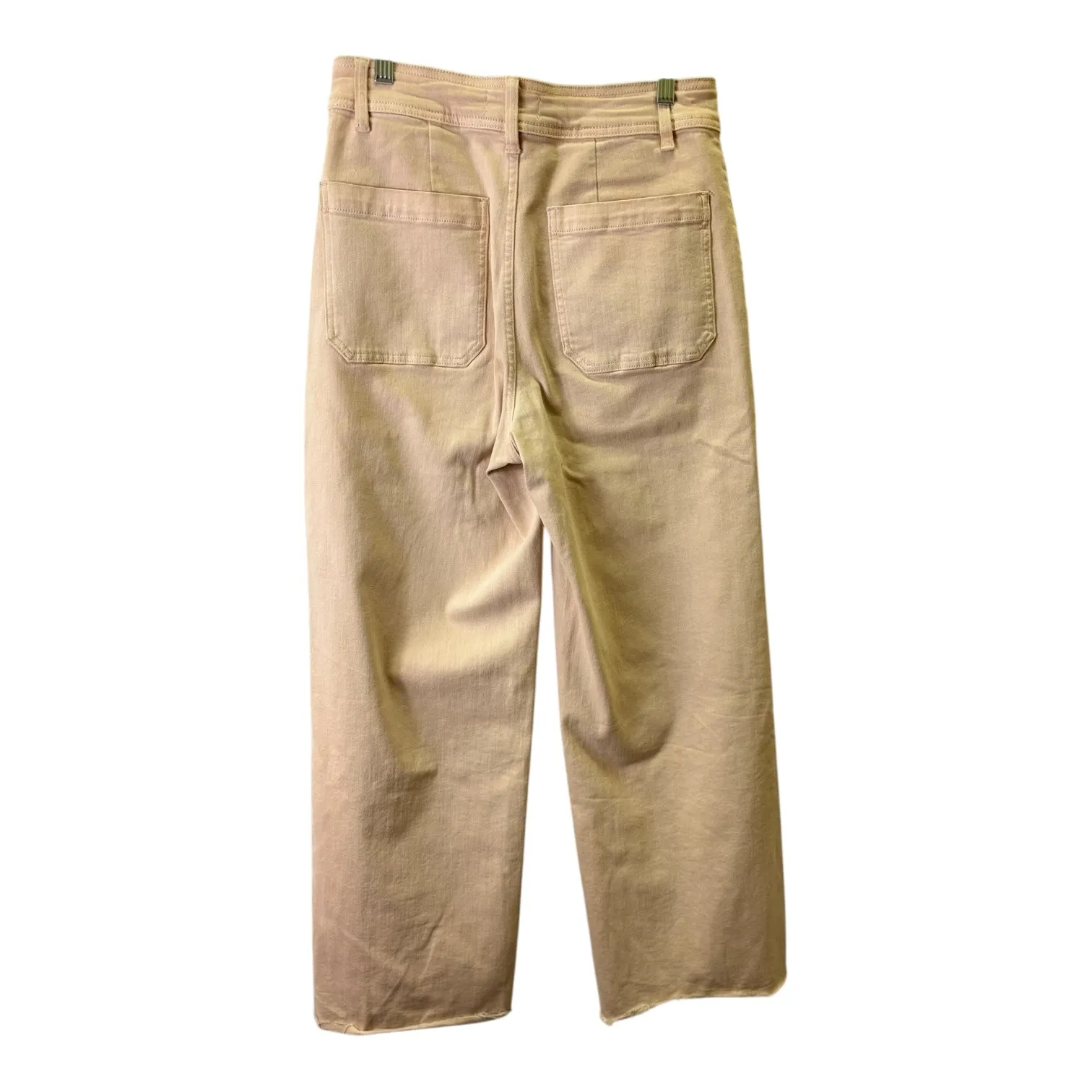 Jeans Wide Leg By Cme In Tan Denim. Size:8