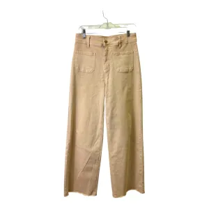 Jeans Wide Leg By Cme In Tan Denim. Size:8