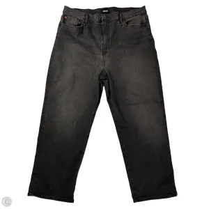 Jeans Wide Leg By Hudson In Black Denim. Size: 18