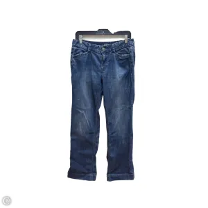 Jeans Wide Leg By Loft In Blue Denim. Size: 6