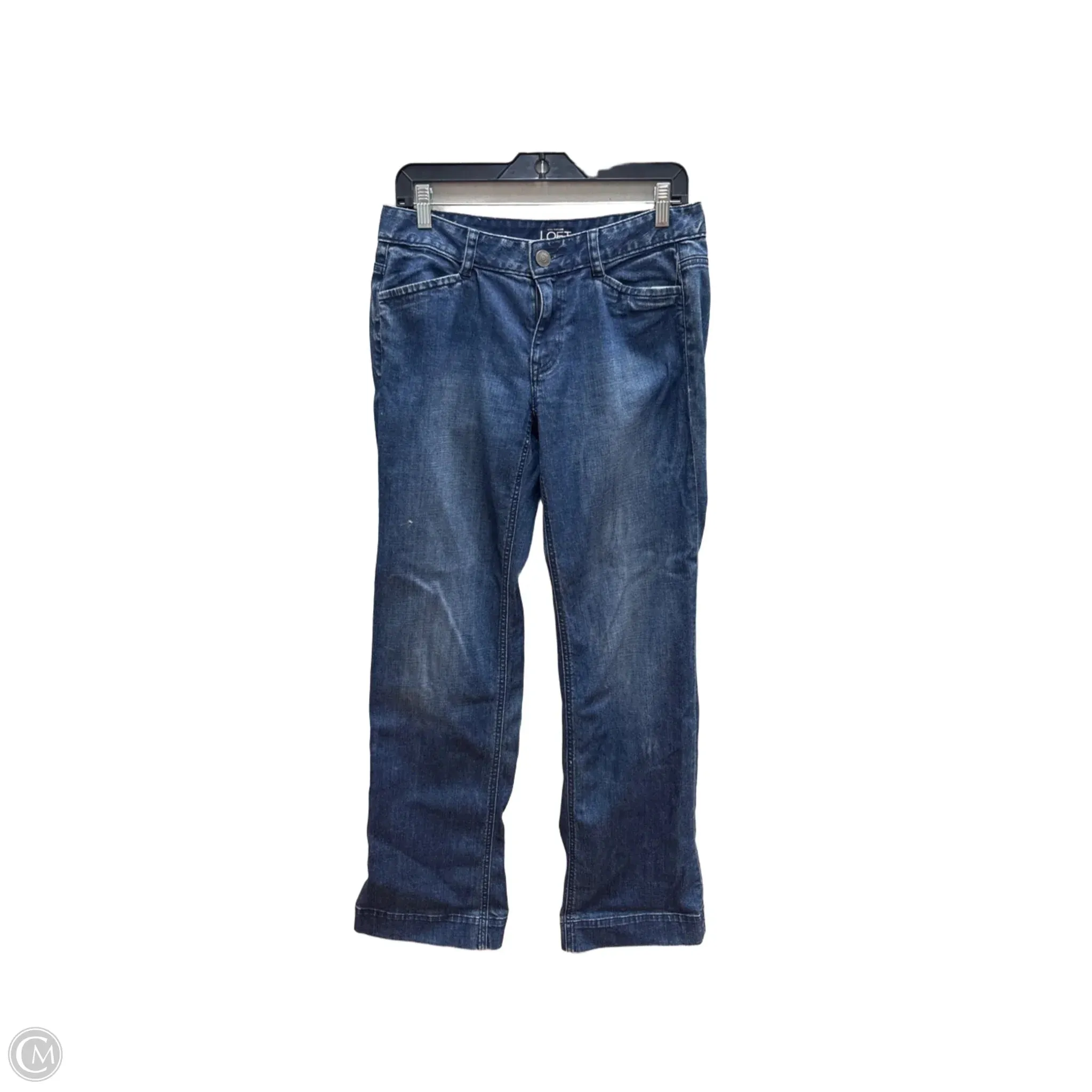 Jeans Wide Leg By Loft In Blue Denim. Size: 6
