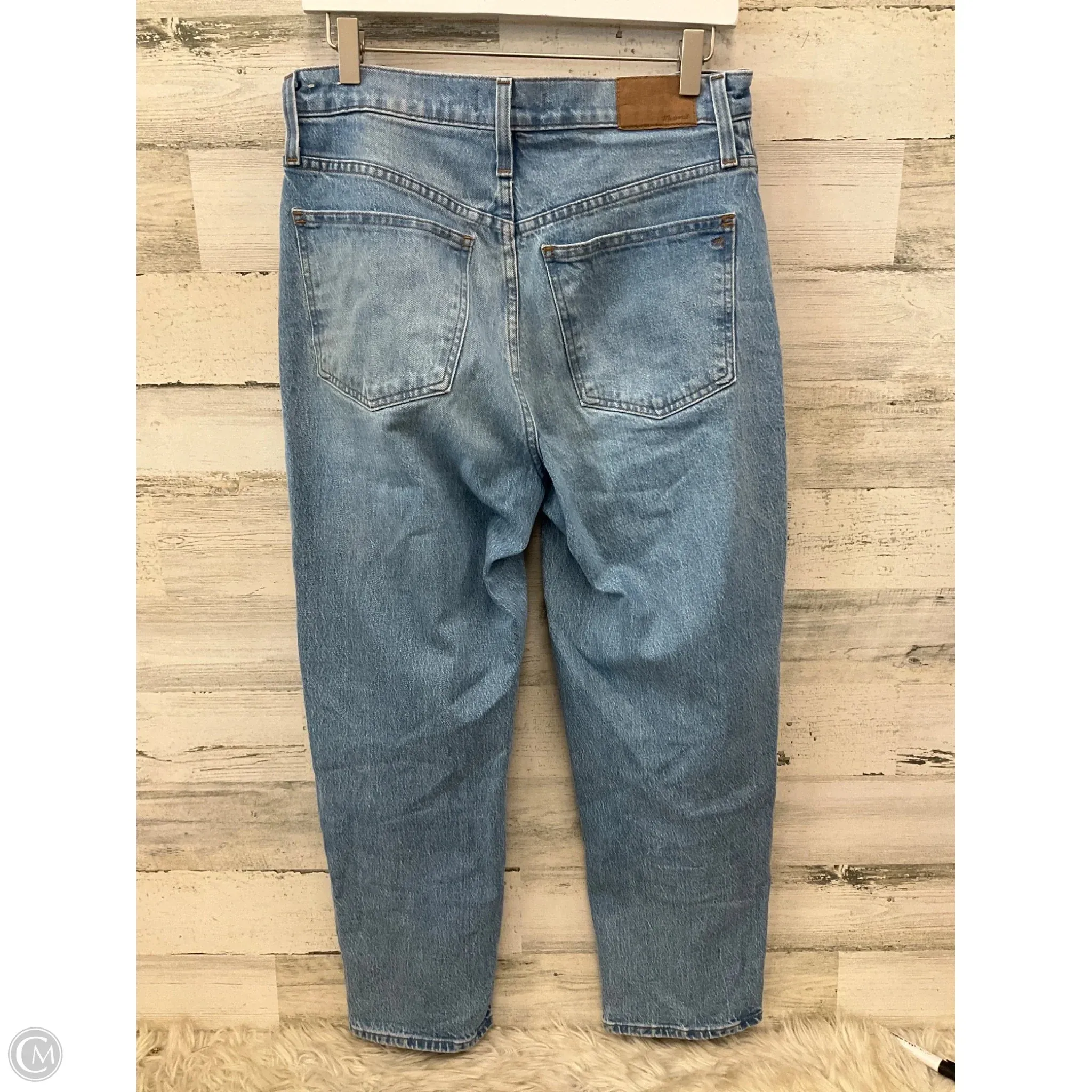 Jeans Wide Leg By Madewell In Blue Denim. Size: 4