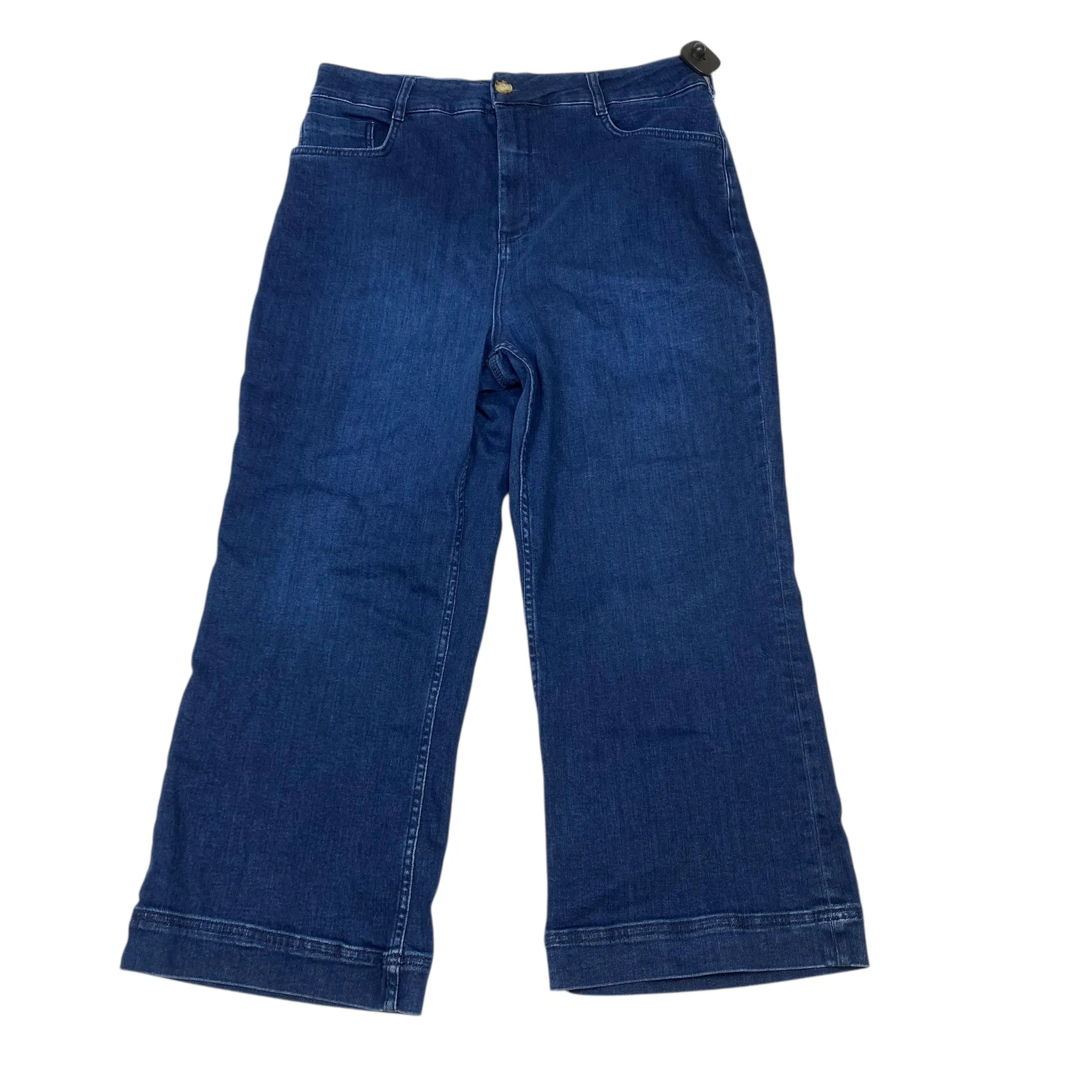 Jeans Wide Leg By Pilcro In Blue Denim. Size:18
