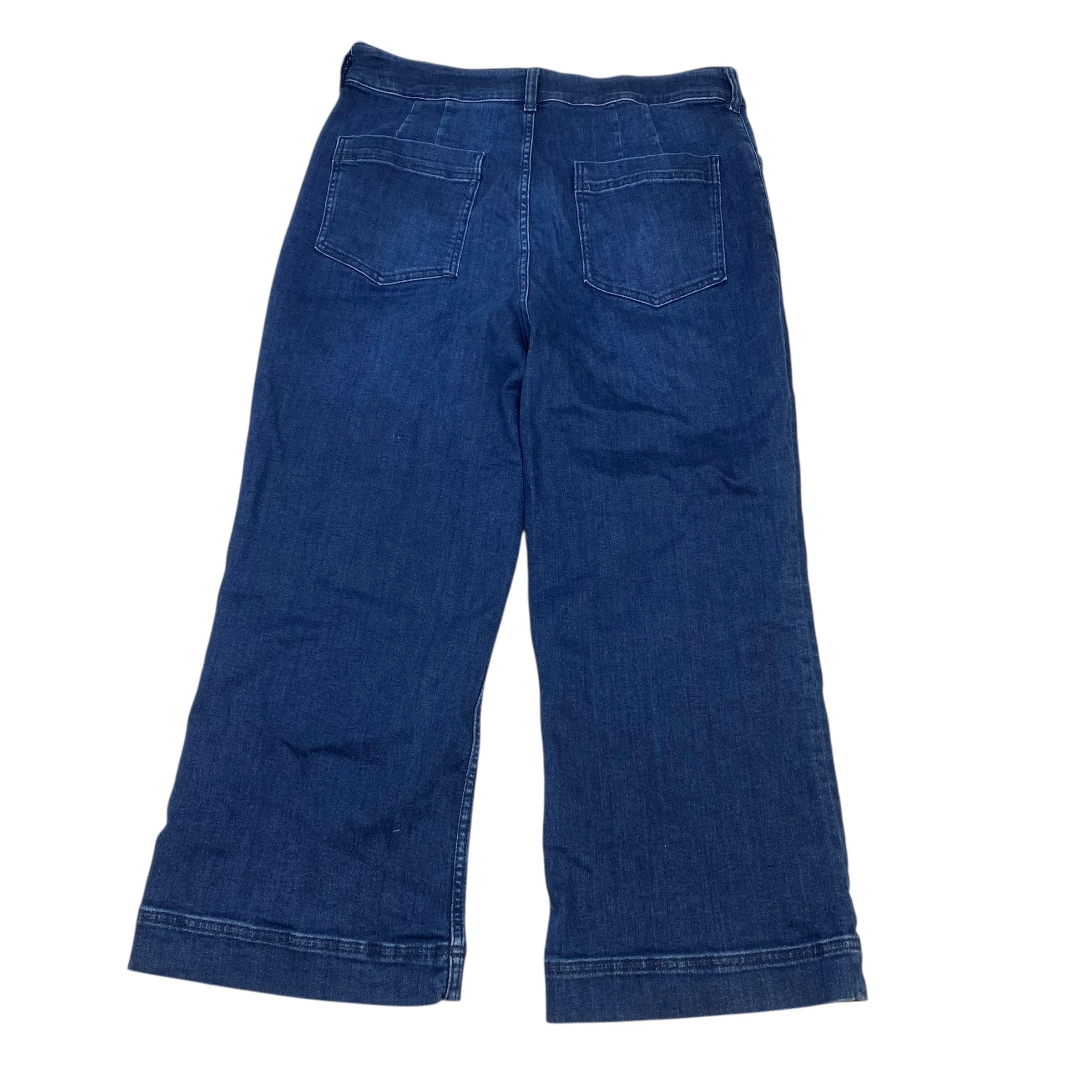 Jeans Wide Leg By Pilcro In Blue Denim. Size:18