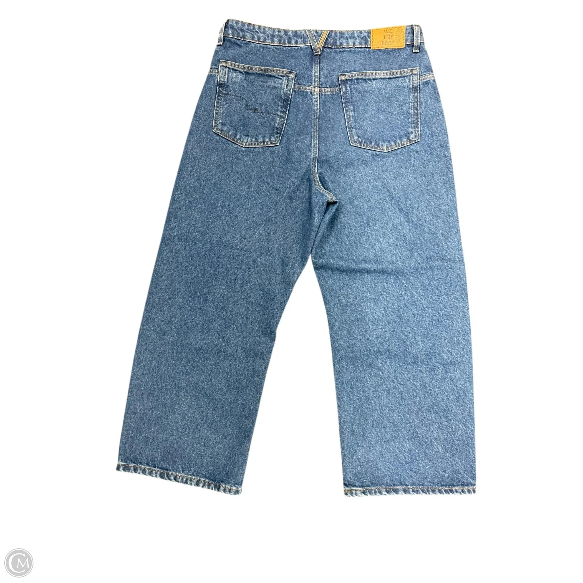 Jeans Wide Leg By We The Free In Blue Denim. Size: 10
