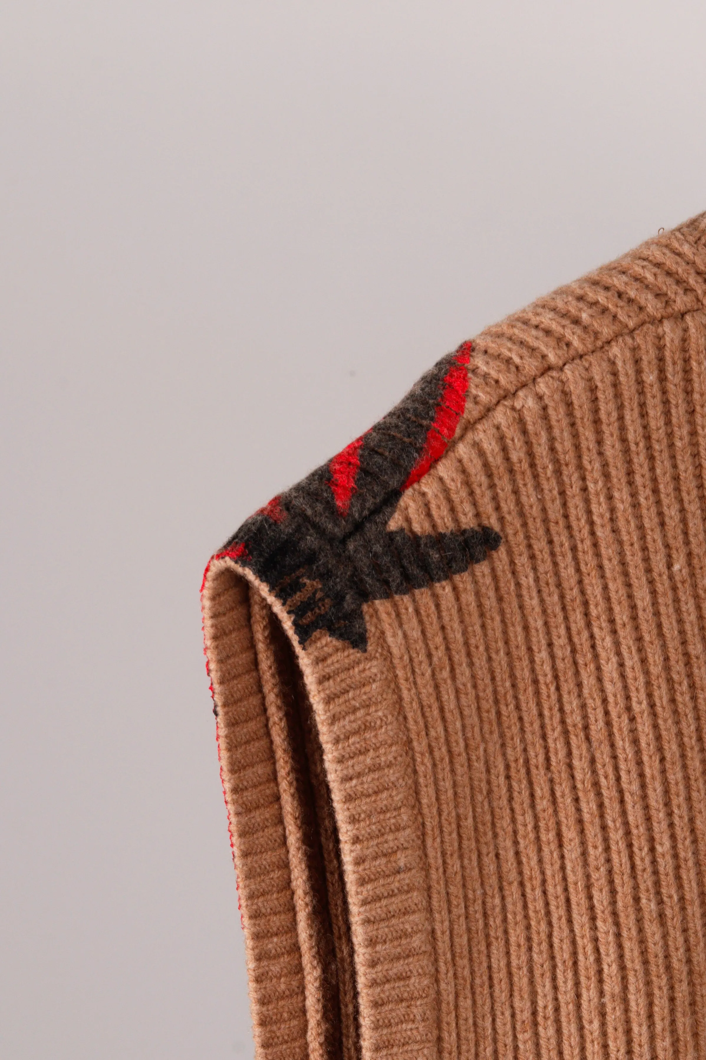 JW Anderson FW21 'Strawberry' Intarsia Knit V-Neck Vest (2021)