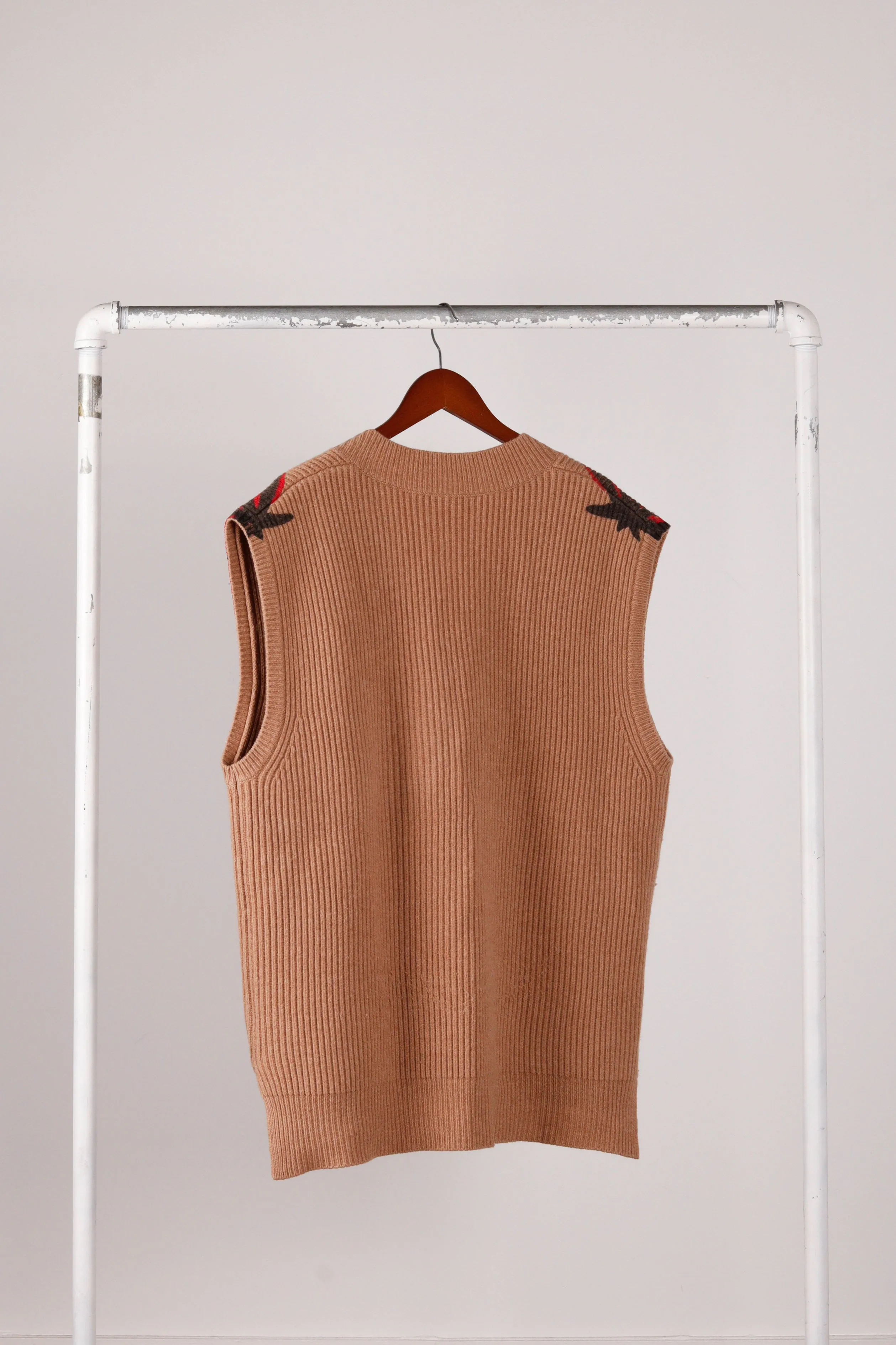 JW Anderson FW21 'Strawberry' Intarsia Knit V-Neck Vest (2021)